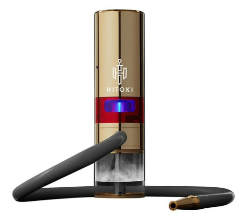 Hitoki Trident Laser Water Pipe 2 0 - Limited Edition 24k Gold